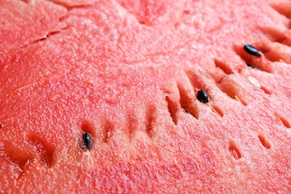 Rote Textur Der Süßen Reifen Wassermelone Hintergrund Tropisches Dessert — Stockfoto