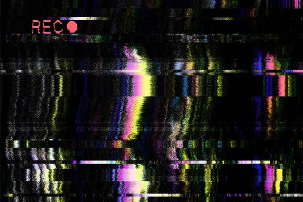Glitch Nie Sygnał Tło Pixel Hałas Wyświetlacz Ziarno Tapety — Zdjęcie stockowe