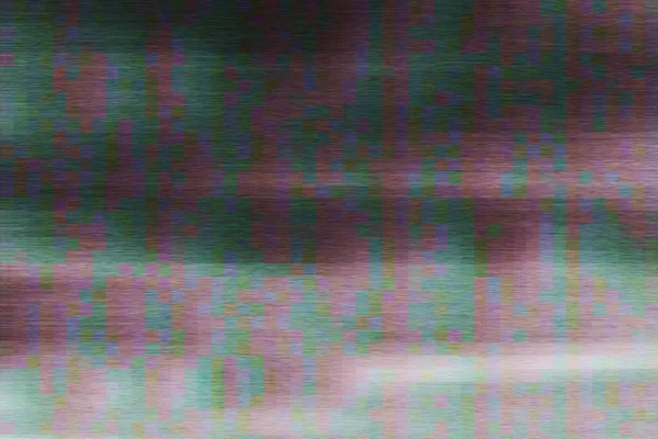 Glitch Pas Signal Pixel Fond Bruit Affichage Analogique Numérique — Photo