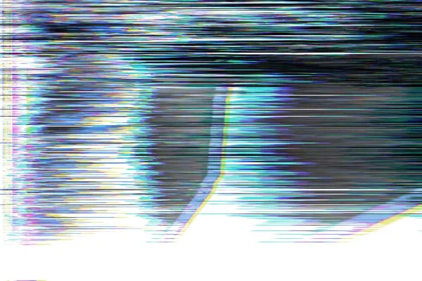 Glitch Pas Signal Pixel Écran Bruit Fond Fond Écran Endommagé — Photo