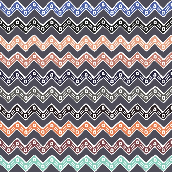 Seamless Abstract Pattern Design Hand Drawn Background Ethnic — Stock Photo, Image