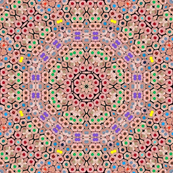 Background Multicolor Abstract Kaleidoscope Colorful Pattern Design Vibrant Symmetry — Stock Photo, Image