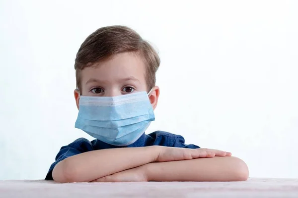 Maske Coronavirus Covid Grippe Atemschutz Ausbreitung — Stockfoto