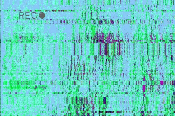 Глюк Сигнала Фоновый Пиксельный Шум Дисплей Телевизор Текстурные Обои — стоковое фото