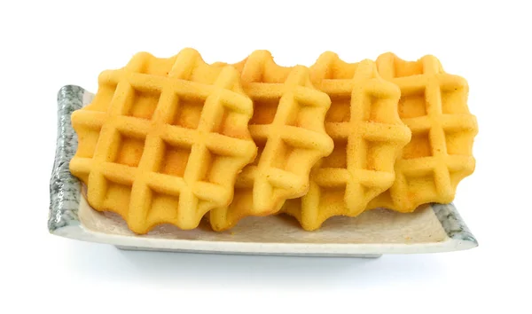 Galletas Aisladas Sobre Fondo Blanco — Foto de Stock