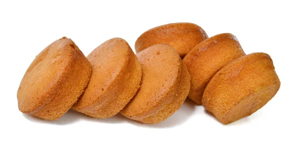 Kekse Pudding Isoliert Auf Weißem Hintergrund — Stockfoto