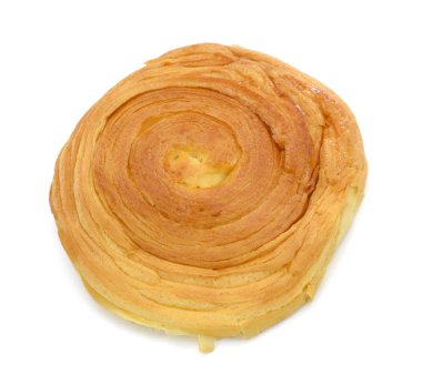 ekmek beyaz arkaplanda izole edildi