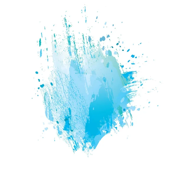 Blauw-vlek-paint — Stockvector