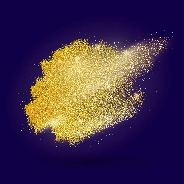 Χρυσό-πινέλο-μπλε — Διανυσματικό Αρχείο