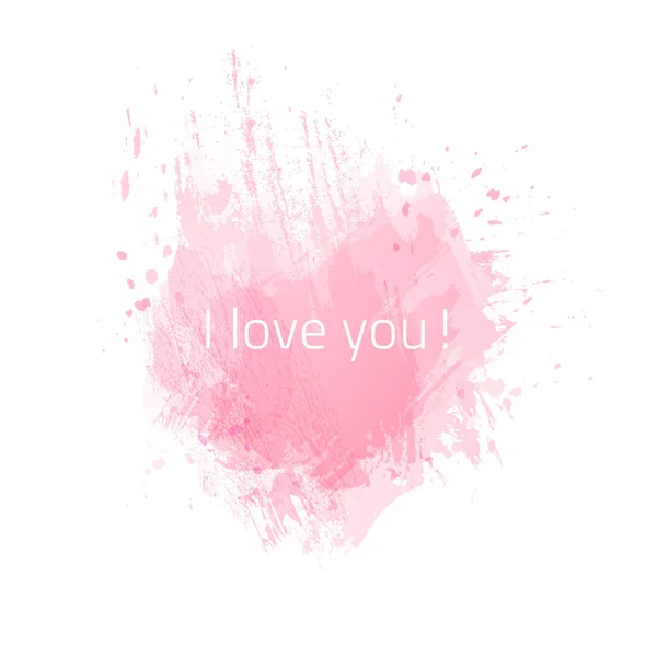 I love you — Stock Vector