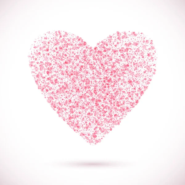 Καρδιά ροζ φως — Διανυσματικό Αρχείο