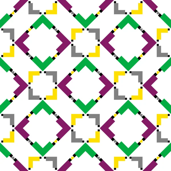 Motif carré huit — Image vectorielle