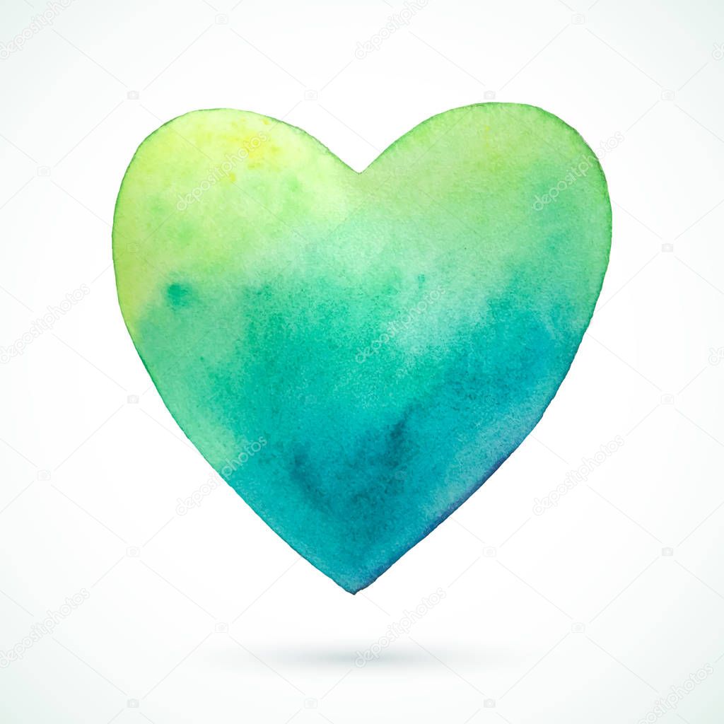 Heart-green-blue