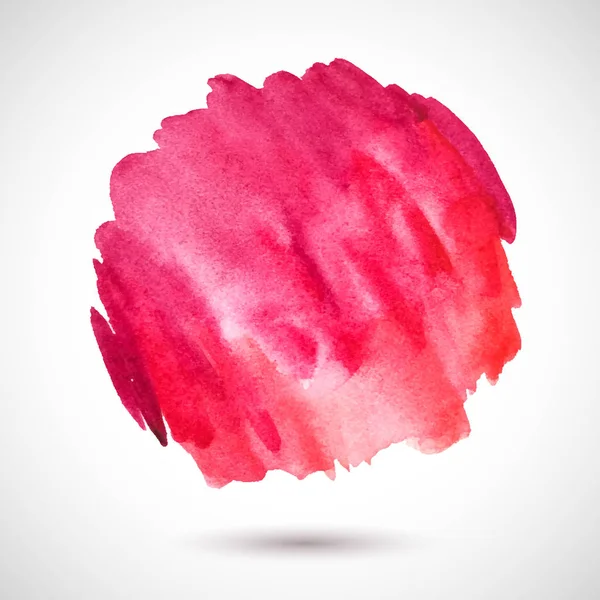 水彩-红色污点 — 图库矢量图片