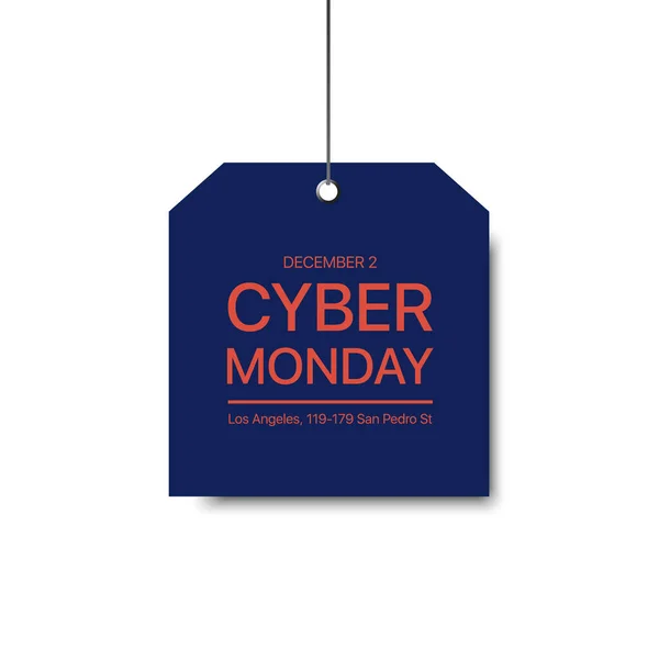 Cyber maandag oranje 05 — Stockvector