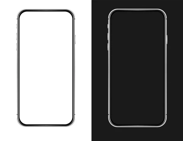 Telefon gümüş siyah beyaz