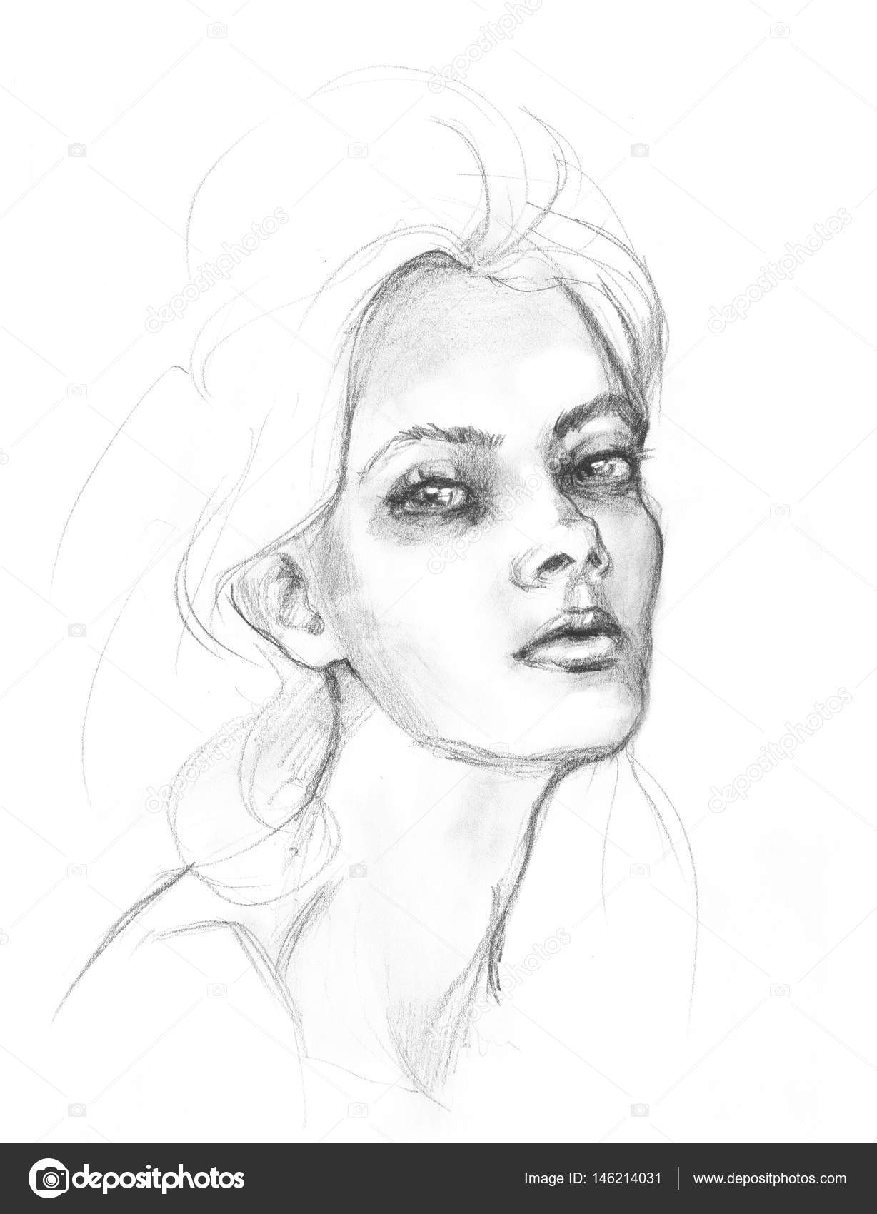 Desenho Animado Retrato Da Princesa De Uma Menina Esboço Ilustração Digital Pintura  Pintura Lápis Desenho Arte Imprimível Ilustração Stock - Ilustração de  cinzento, cara: 270664985