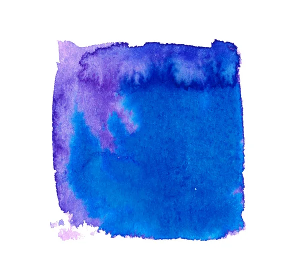 Arco iris colores acuarela pintura manchas fondos conjunto — Foto de Stock