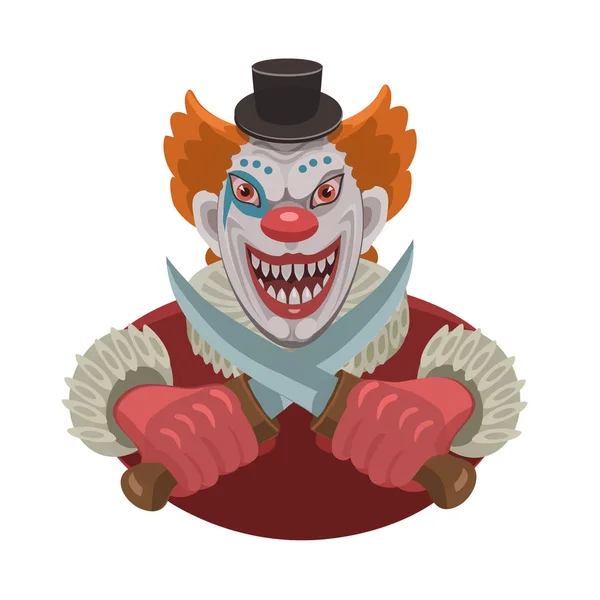 Şeytani palyaço bıçak korkutuyor ile