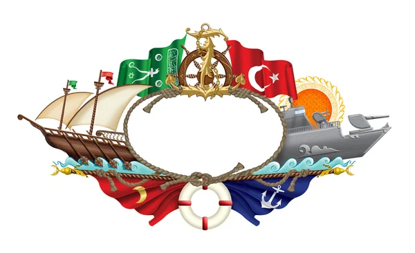 Turecki morskiego ikony — Zdjęcie stockowe
