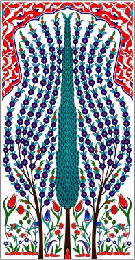 Osmanlı çini motifi