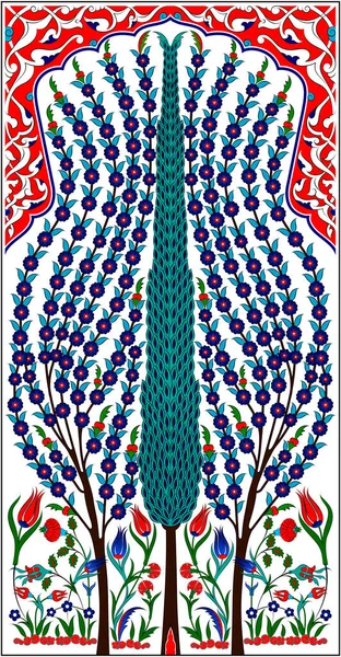 Osmanlı çini motifi
