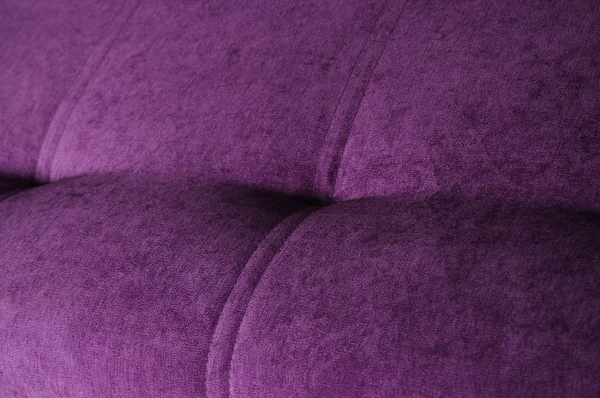La textura de los terciopelos muebles púrpura — Foto de Stock