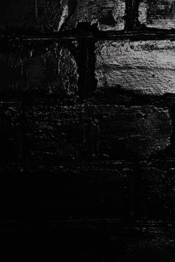 Siyah tuğladan bir duvar dokusu