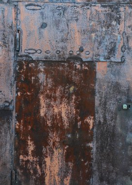 Çizik ve çatlaklarla metal doku