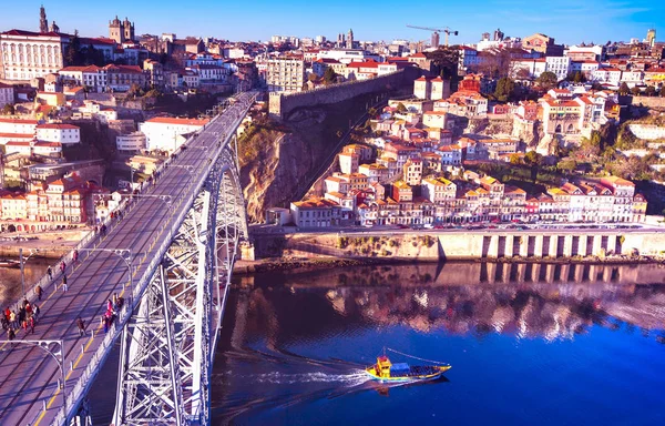 Le pont Luis 1 à Porto . — Photo