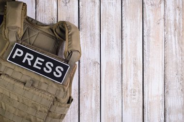 Basın için kurşun geçirmez yelek