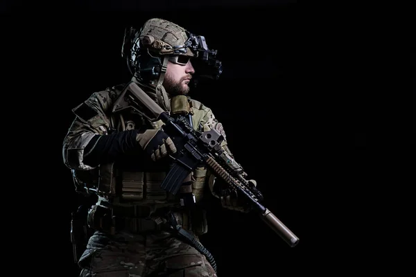 Spec ops soldier SWAT — Stock Photo, Image