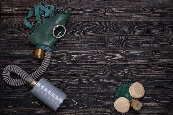 Gas mask and respirator — Stock Photo, Image