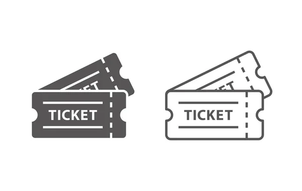 Event tickets vector icons — Stock Vector