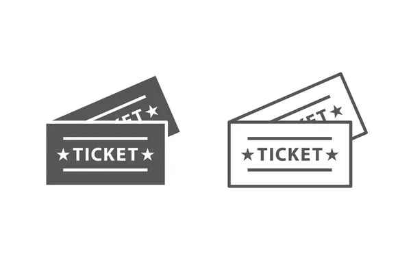 Event tickets vector icons 2 — Stock Vector