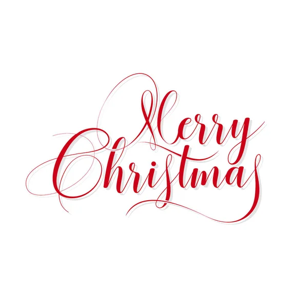 Vecteur Joyeux Noël texte élégant — Image vectorielle