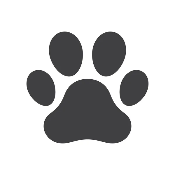 Vector dog paw print — Stock Vector