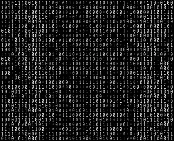 Texture des nombres binaires — Image vectorielle