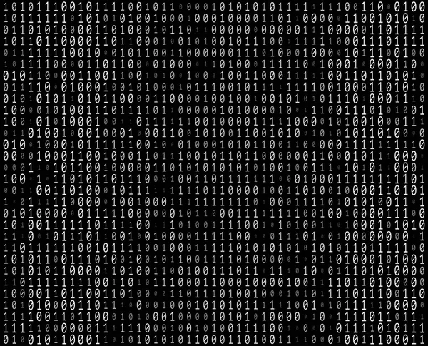 バイナリ番号テクスチャ — ストックベクタ