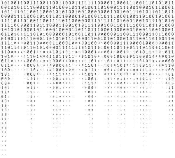 Textura de números binarios — Archivo Imágenes Vectoriales
