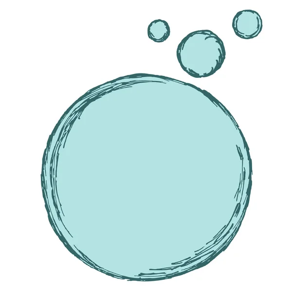 Vektör çizim serbest çizilmiş karikatür kabarcıklar