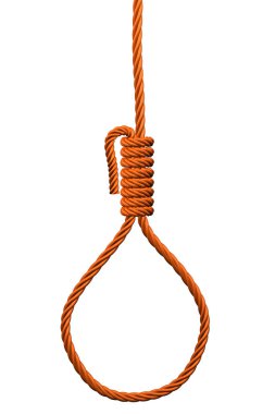 Kavram: darağacı. 3D render.