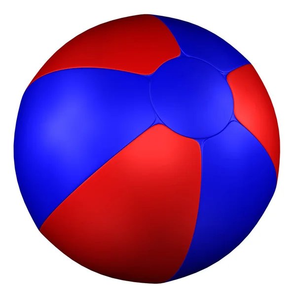 沙滩球。3d 渲染. — 图库照片