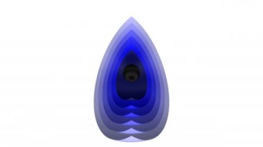 Soyut arka plan - yuvar animasyon. 3D render.