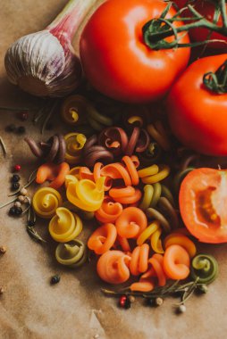 makarna boyaları pasta.natural yemek pasta.process için malzemeler