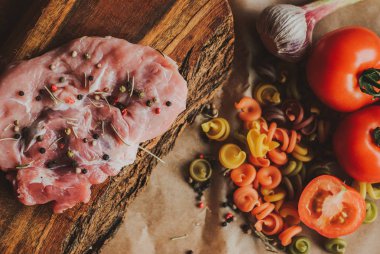 makarna boyaları pasta.natural yemek pasta.process için malzemeler