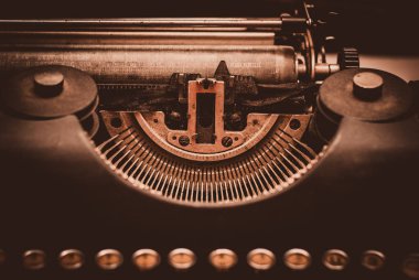 eski daktilo. Retro natürmort