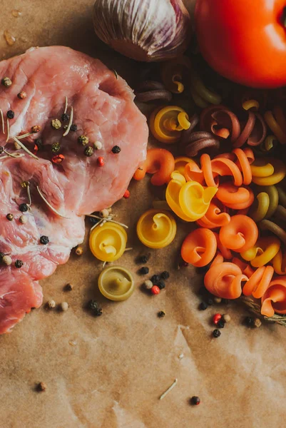 makarna boyaları pasta.natural yemek pasta.process için malzemeler