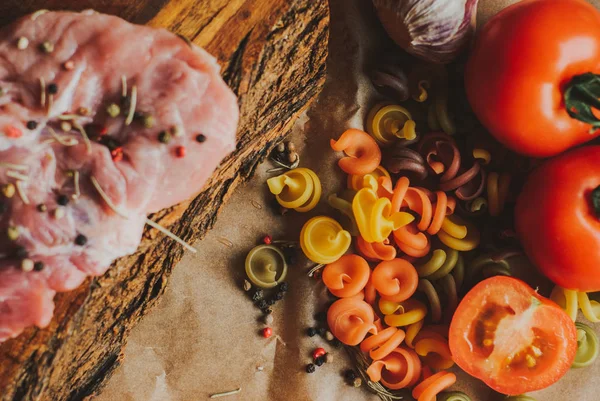 makarna boyaları pasta.natural yemek pasta.process için malzemeler