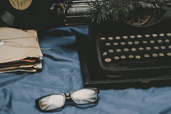 Velha máquina de escrever. Retro Still Life — Fotografia de Stock